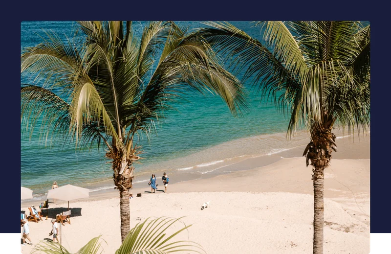 Bundle your flight and hotel together to save on a beach trip this winter.