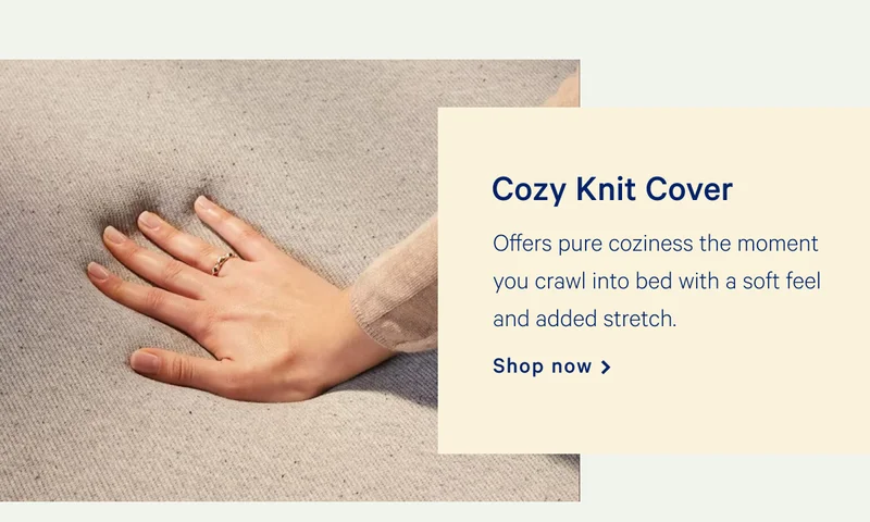Cozy Knit Cover >> Offers pure coziness the moment you crawl into bed with a soft feel and added stretch. >> Shop now >>