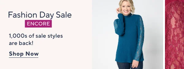 fashion day sale encore