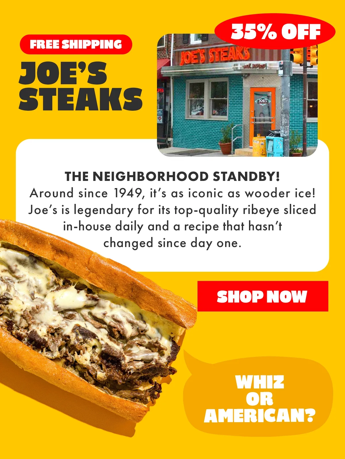 Joe's Steaks Joe's Steaks