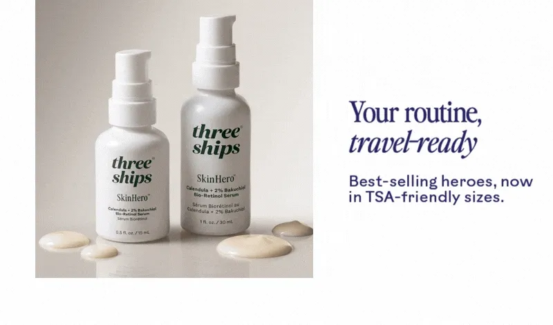 Your routine, travel-ready