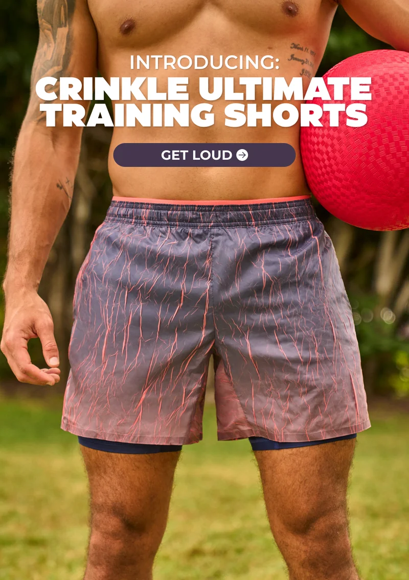 INTRODUCING: CRINKLE ULTIMATE TRAINING SHORTS