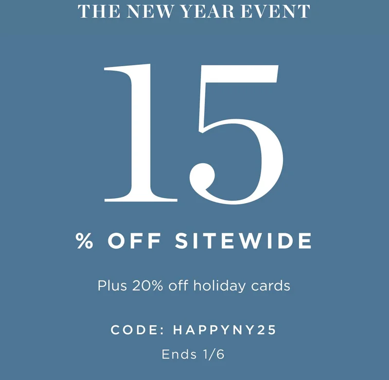15% Off Sitewide