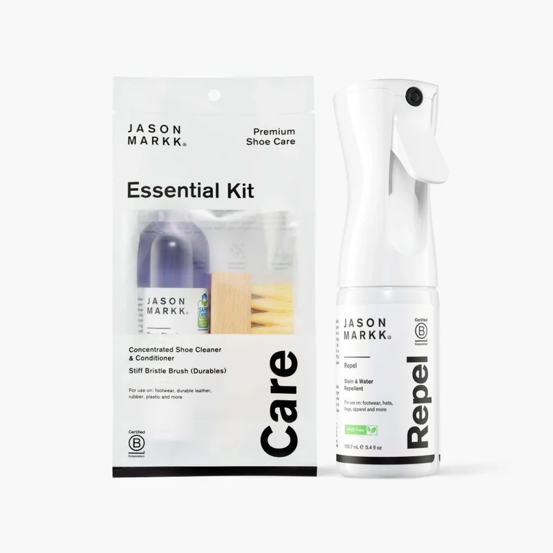 The Repel and Revive Bundle is your all-in-one shoe care solution. Our Essential Kit tackles dirt and stains for your leather shoes with a gentle yet ...