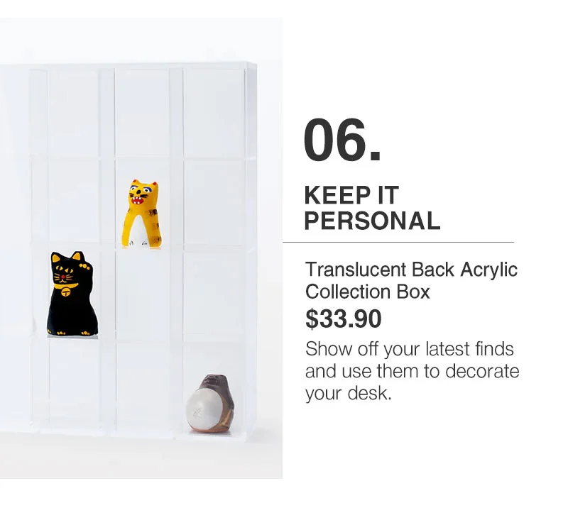 Shop Translucent Back Acrylic Collection Box