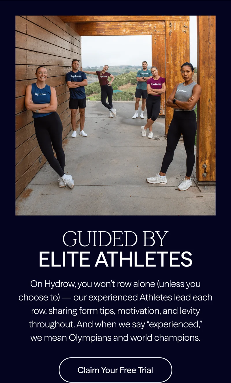 Guided by Elite Athletes. Claim your free trial.