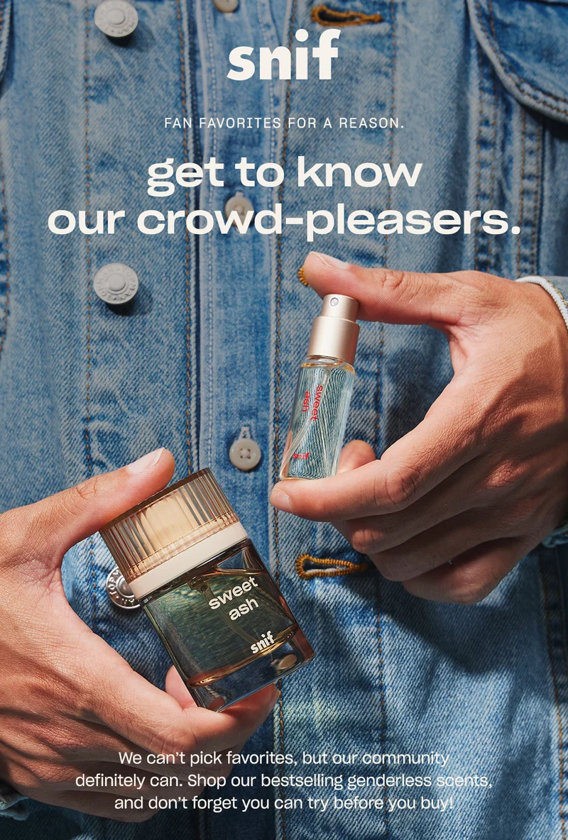 fan favorites for a reason. get to know our crowd-pleasers. We can’t pick favorites, but our community definitely can. Shop our bestselling genderless scents, and don’t forget you can try before you buy!