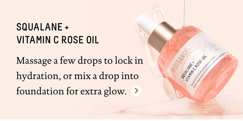 Squalane + Vitamin C Rose Oil