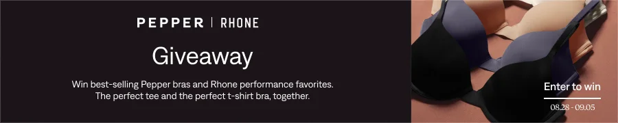 PEPPER x RHONE: Giveaway. Enter to win