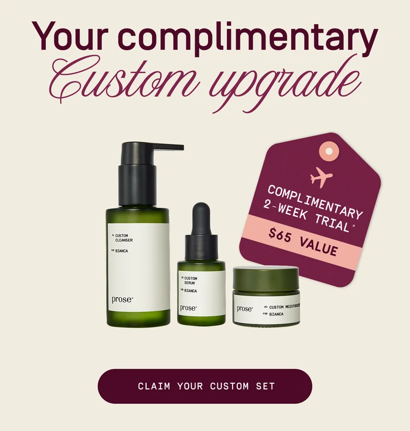 Your complimentary custom upgrade
