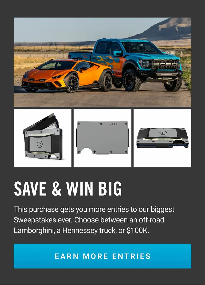 Save & Win Big | Earn More Entries