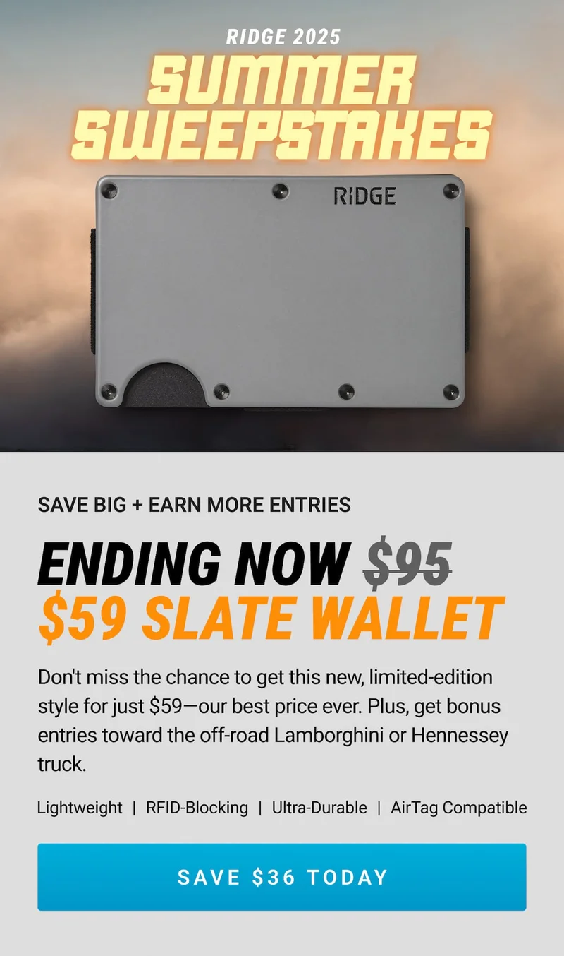 $59 Slate Wallet | Ending Now