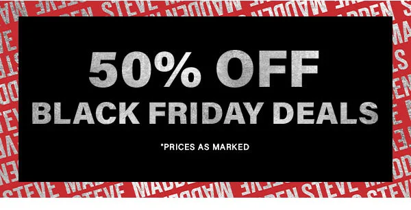 50% Off Black Friday Deals