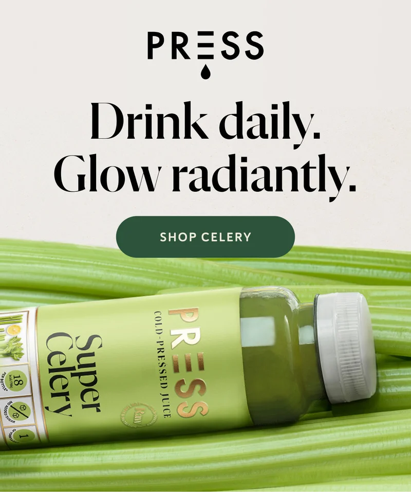 Drink daily. Glow radiantly.