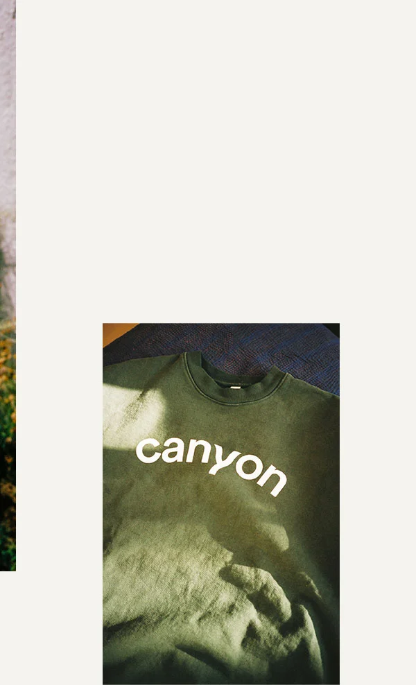 canyon sweatshirt in green