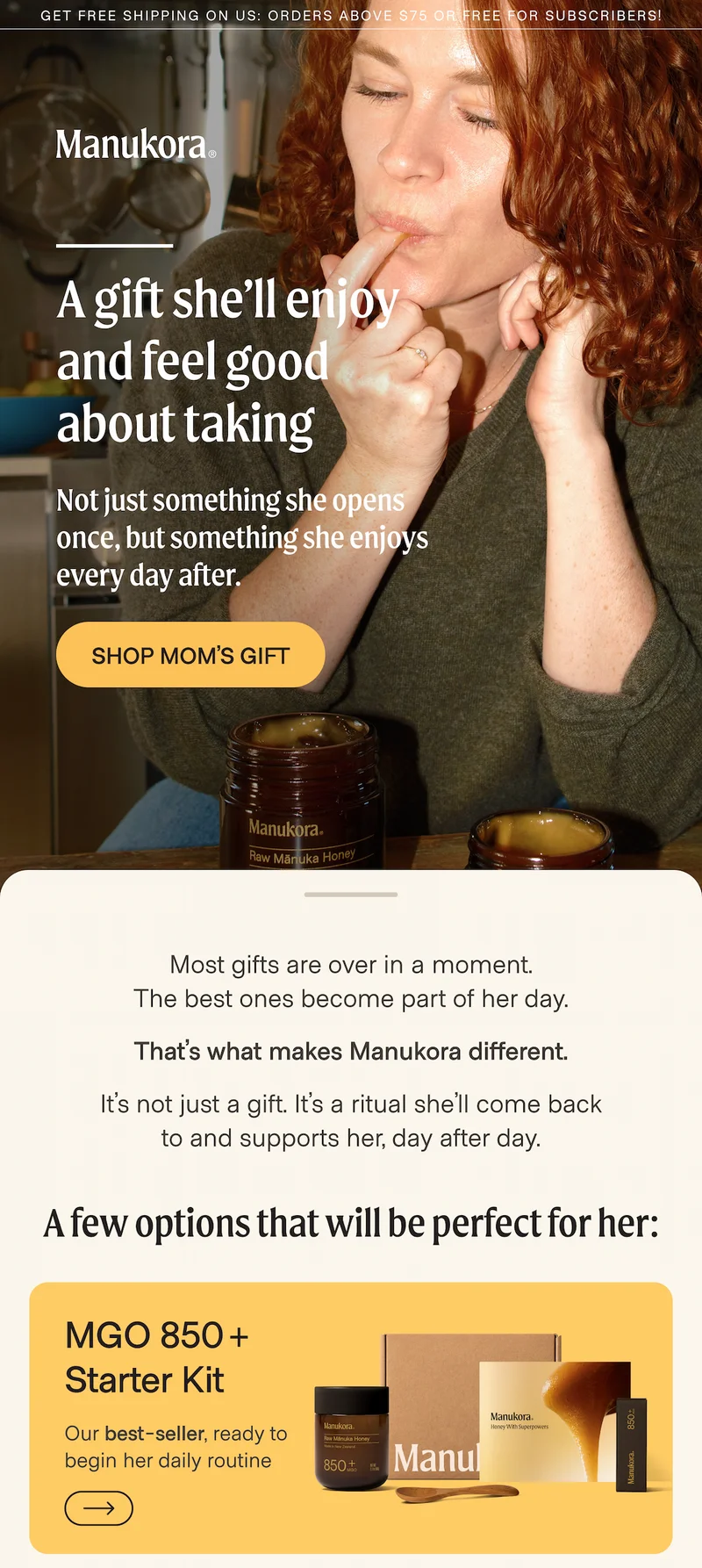 Shop for mom