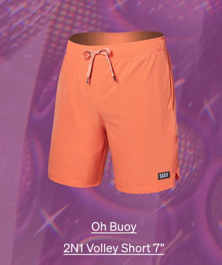Oh Buoy Stretch Volley Swim Shorts 7"