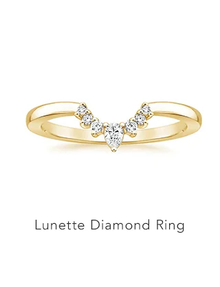 Lunette Diamond Ring