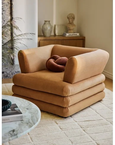 Babs Accent Chair by Sarah Sherman Samuel-Blue Garden Walk