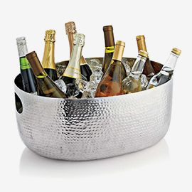 Bash Silver Beverage Tub