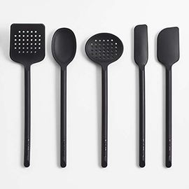 Crate & Barrel Black Silicone Utensils