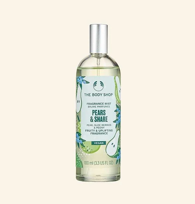 PEARS & SHARES FRAGRANCE MIST 
NOW $6