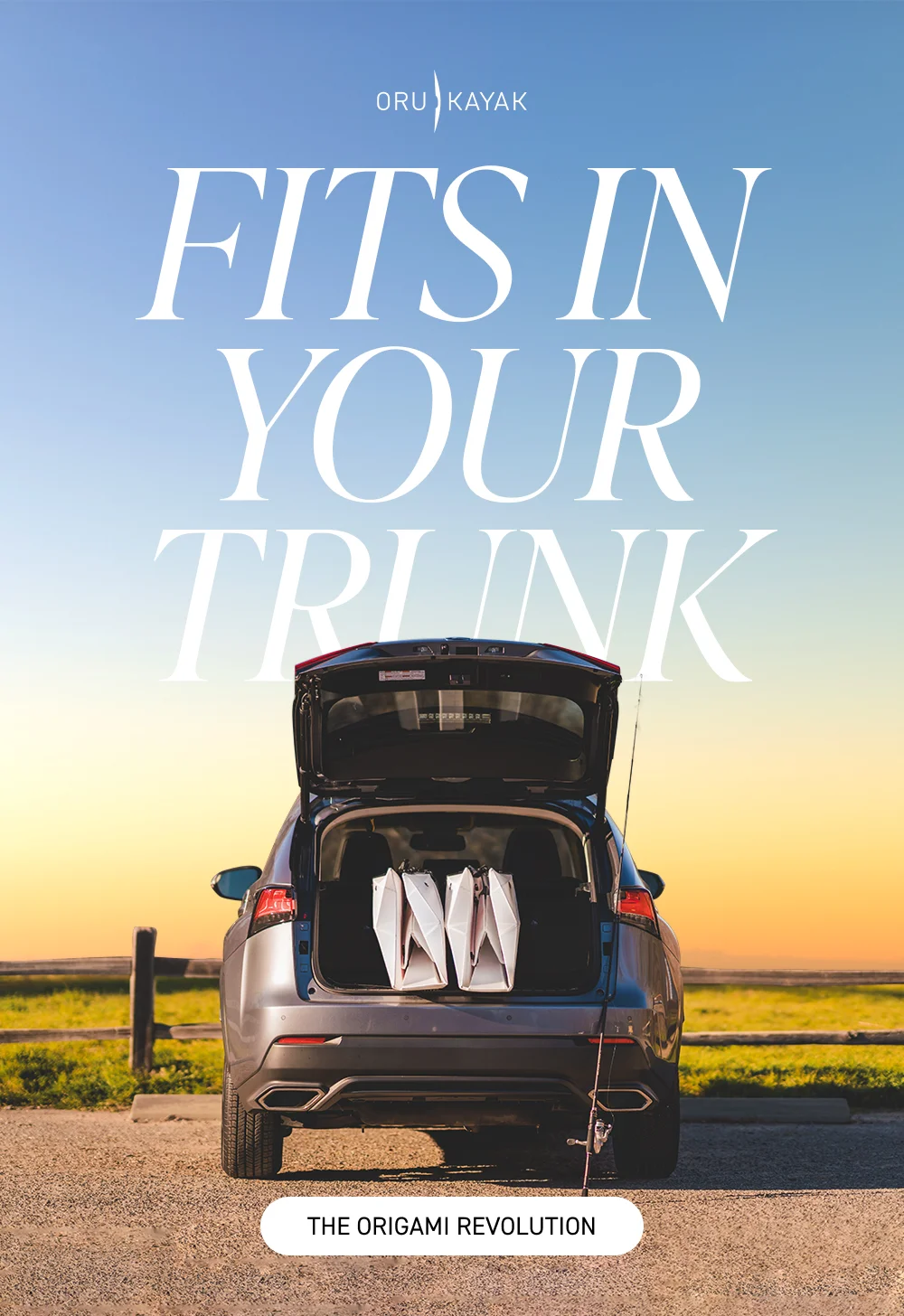 Adventure fits in your trunk Adventure fits in your trunk
