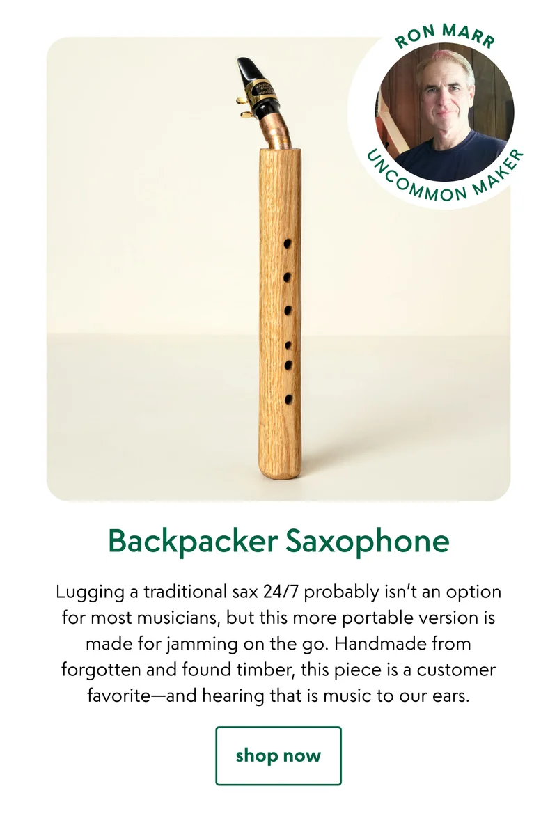 Backpacker Saxophone