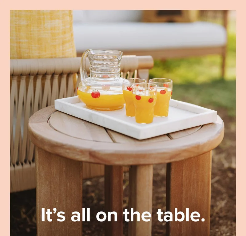 It's all on the table.