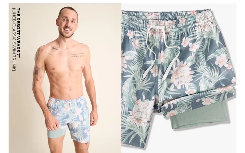Lined Classic Swim Trunk: The Resort Wears 7"
