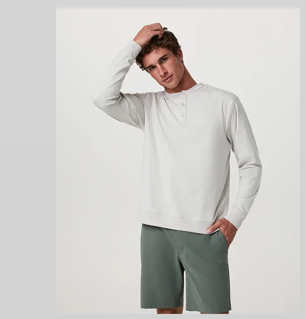 Long Sleeve Coronado Henley - Relaxed