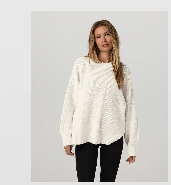 Alps Classic Crew Sweater Marshmallow