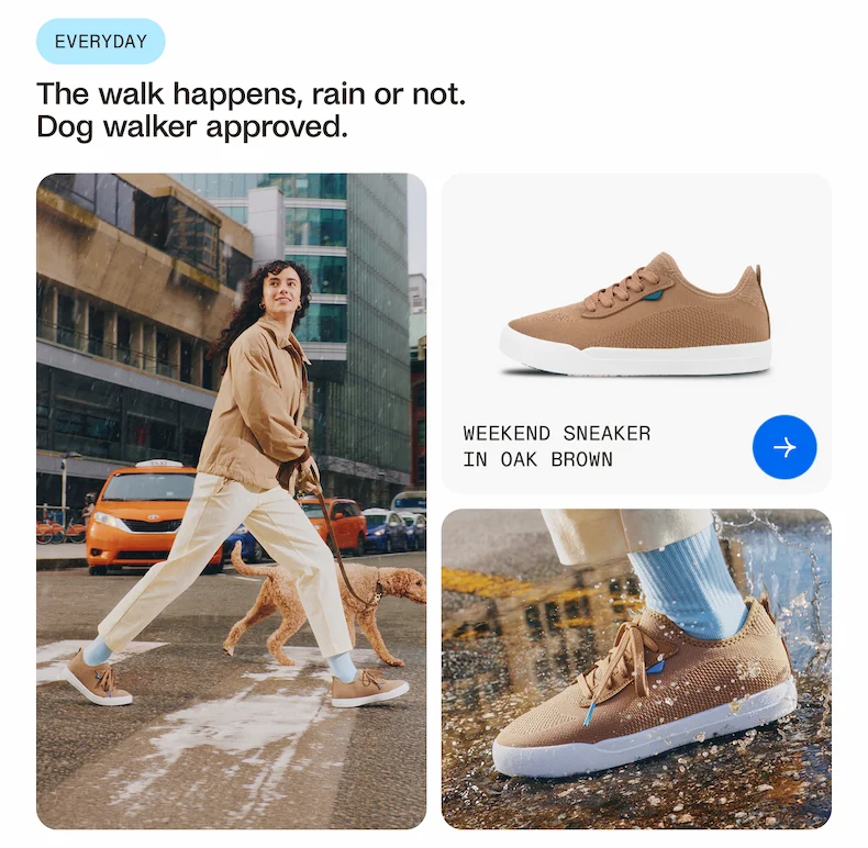 Weekend Sneaker in Oak Brown