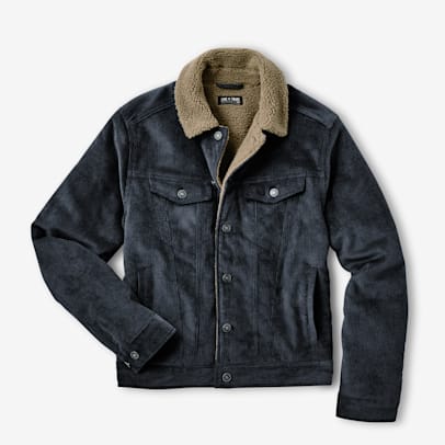 The Montana Fleece-Lined Corduroy Trucker Jacket