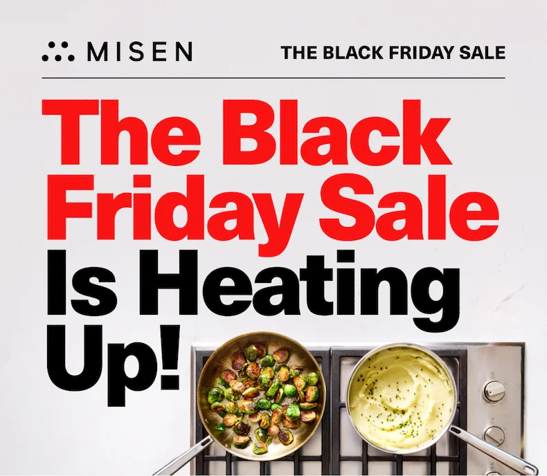 Misen | The Black Friday Sale is Heating Up!