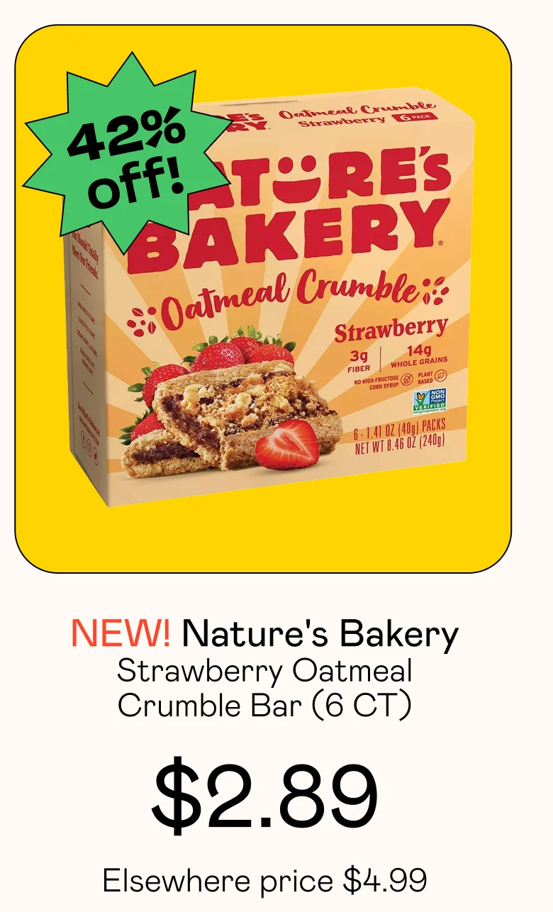 Strawberry Oatmeal Crumble Bar (6 CT)
