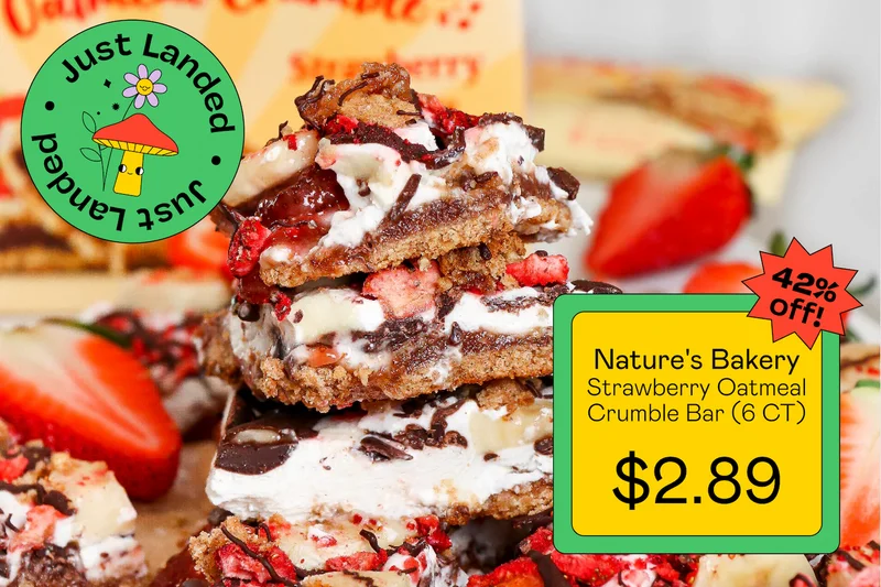 Just Landed - Nature's Bakery Strawberry Oatmeal Crumble Bar