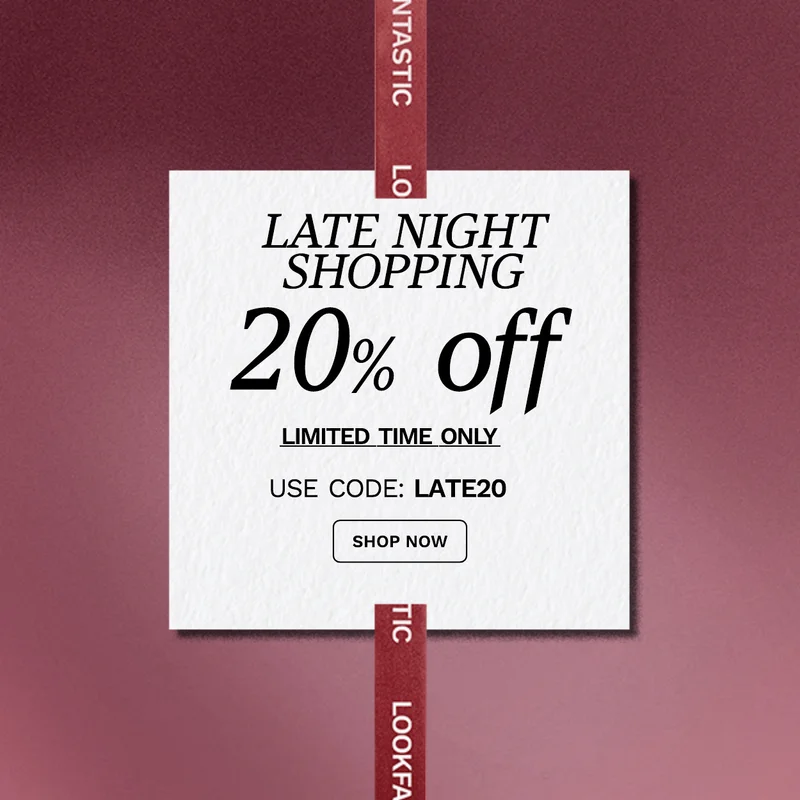 Late night shopping sale