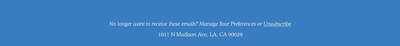 Manage Preferences