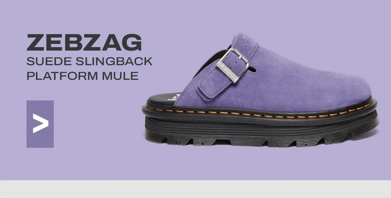 Zebzag Suede Slingback Platform Mules