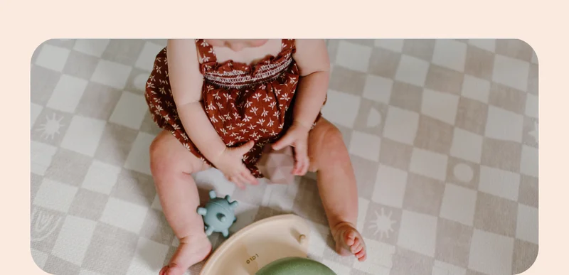 Play Mats- A comfy, non-toxic play mat with an expandable design that fits any space—and makes it look beautiful. Pre-order Now