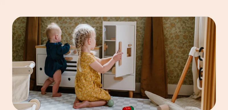 Play Fridge- The easiest appliance to install—ever! Complete your Play Kitchen set up and keep your little one’s favorite play foods fresh.  Pre- order Now