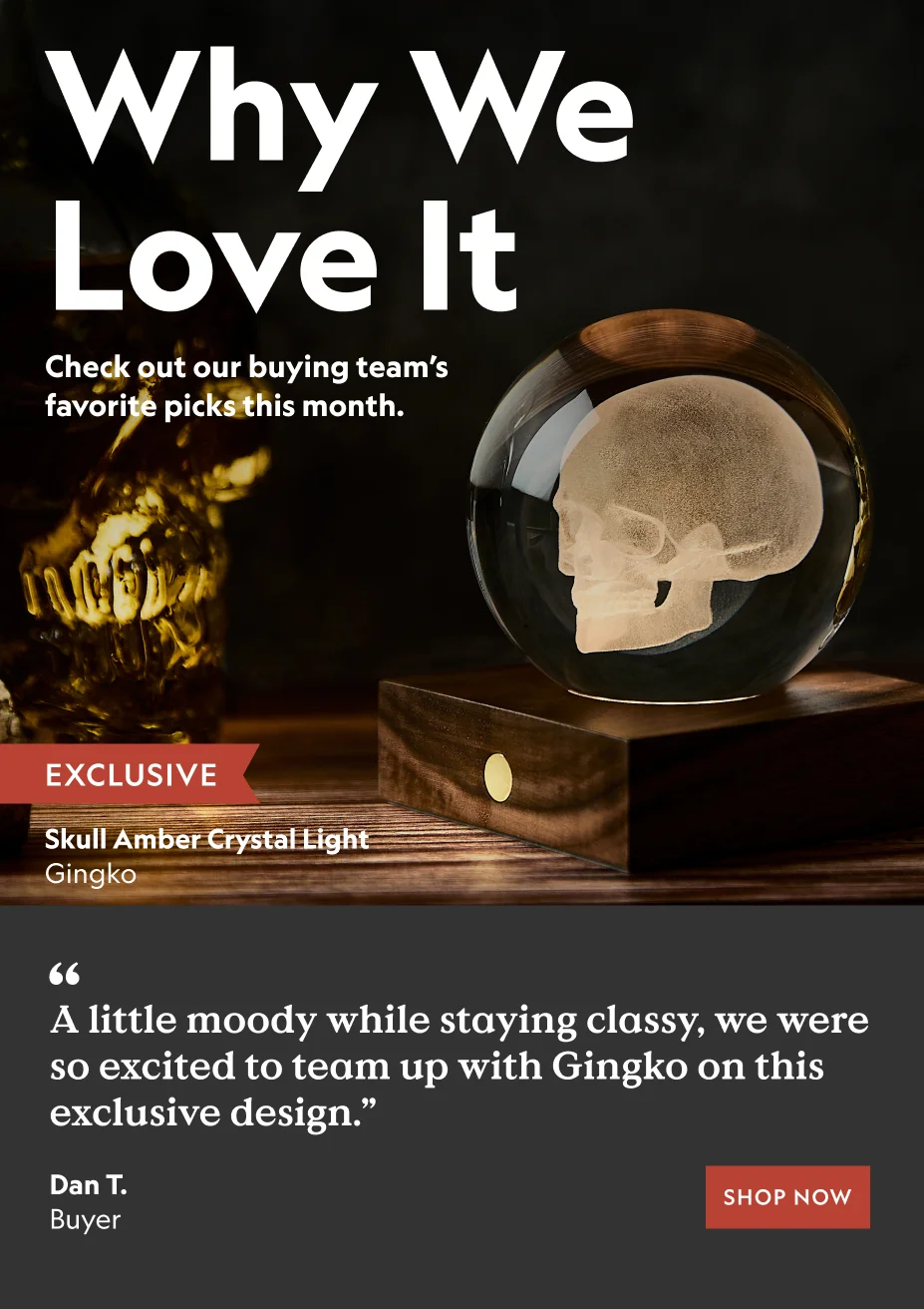 Skull Amber Crystal Light