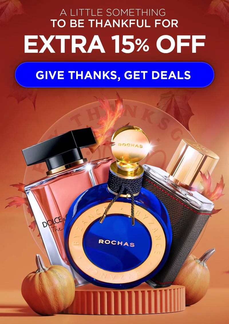 A little something to be thankful for. Extra 15% Off