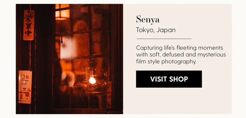 Senya | Location: Tokyo, Japan | Capturing life’s fleeting moments with soft, defused and mysterious film style photography. | Visit Shop