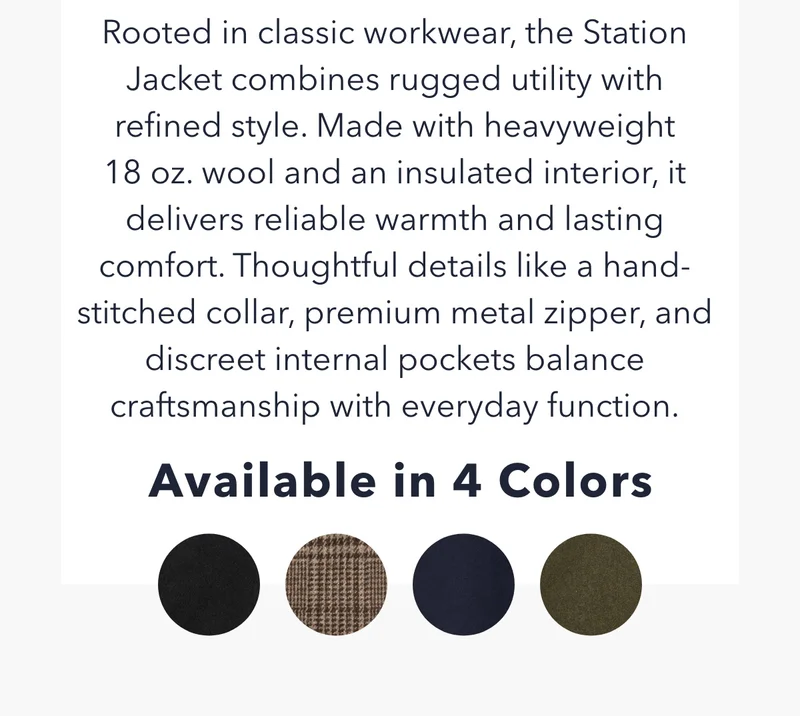 Available In 4 Colors