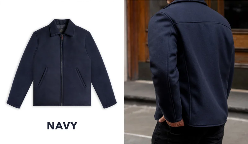 Navy Station Jacket