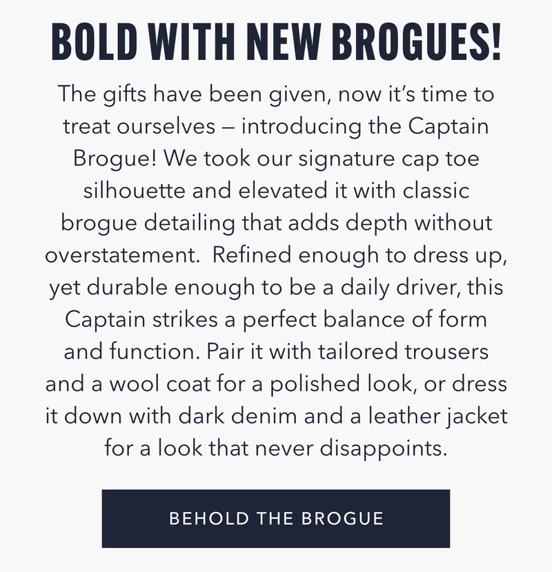 Behold The Brogue