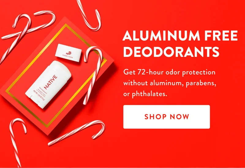 ALUMINUM FREE DEODORANTS | Get 72-hour odor protection without aluminum, parabens, or phthalates. | SHOP NOW
