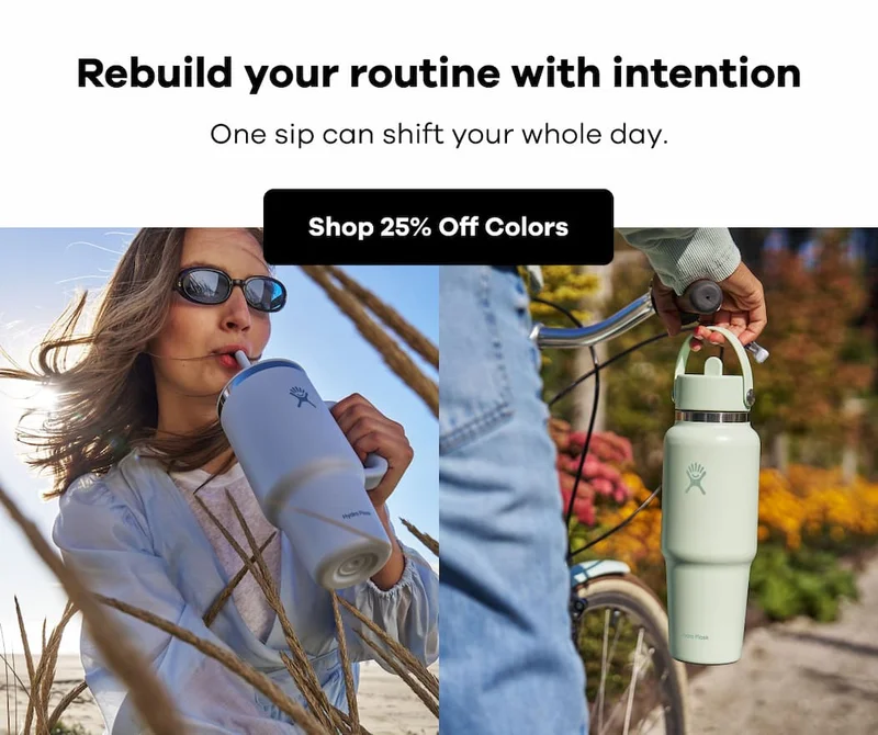 Rebuild your routine with intention. One sip can shift your whole day. | Shop 25% Off Colors